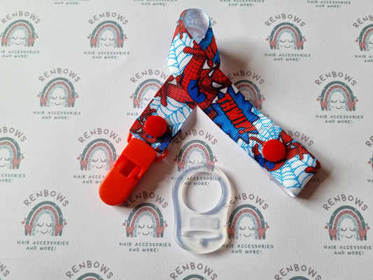 Spider man dummy clip with mam style adapter