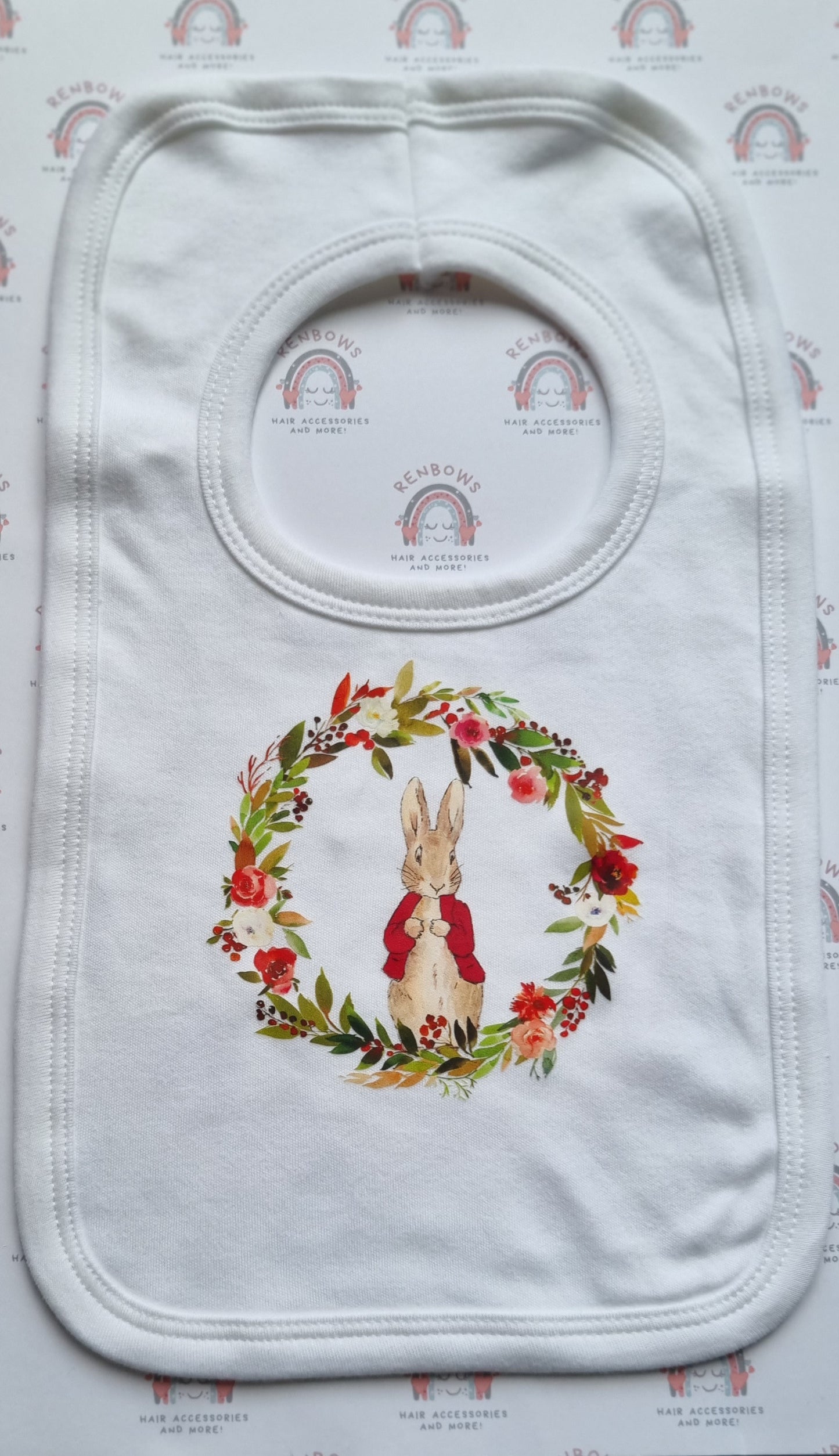 Personalised Peter Rabbit Bib