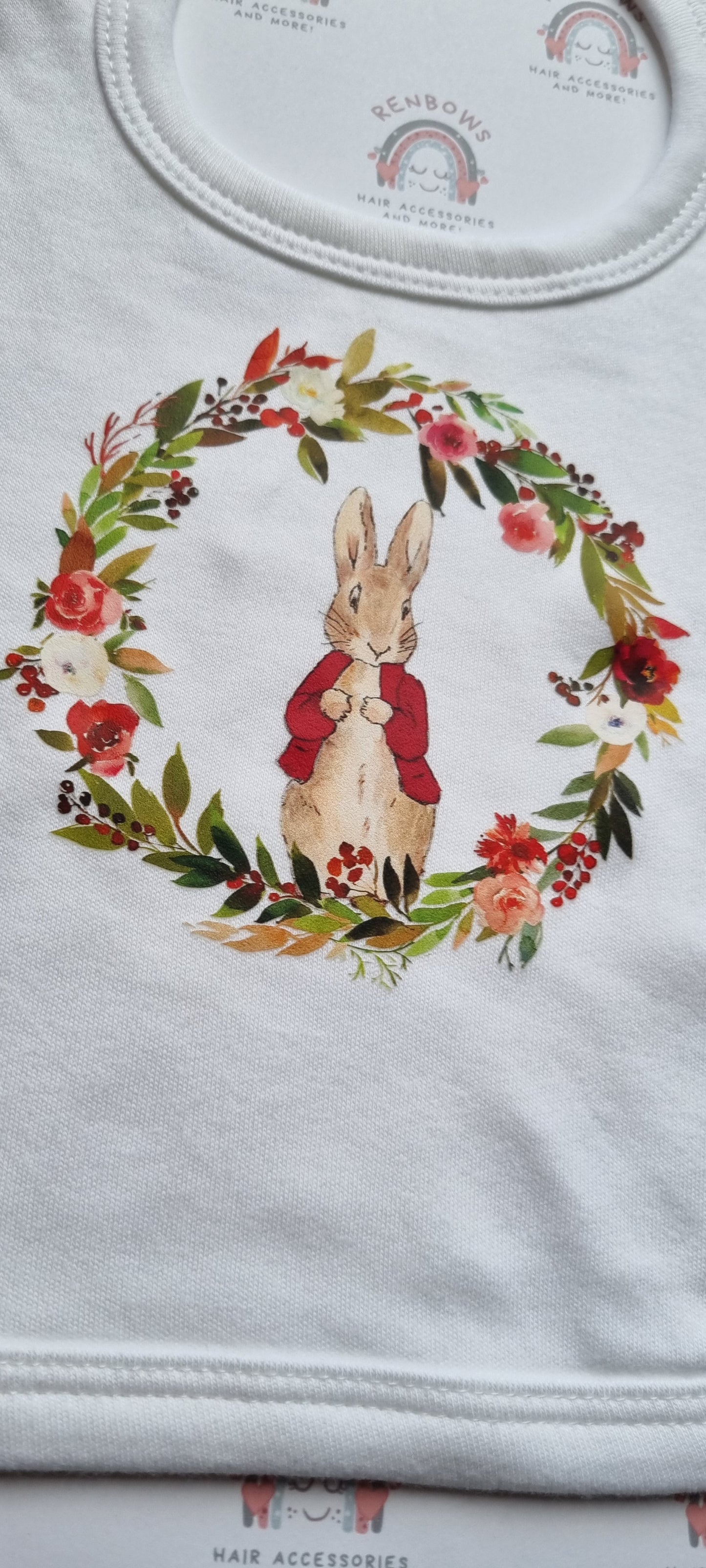 Personalised Peter Rabbit Bib