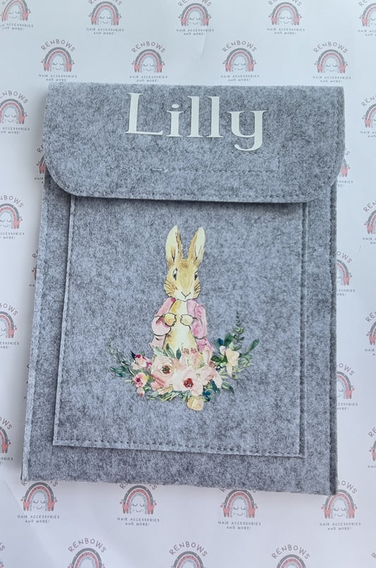 Peter Rabbit Ipad/Tablet Slip personalised.