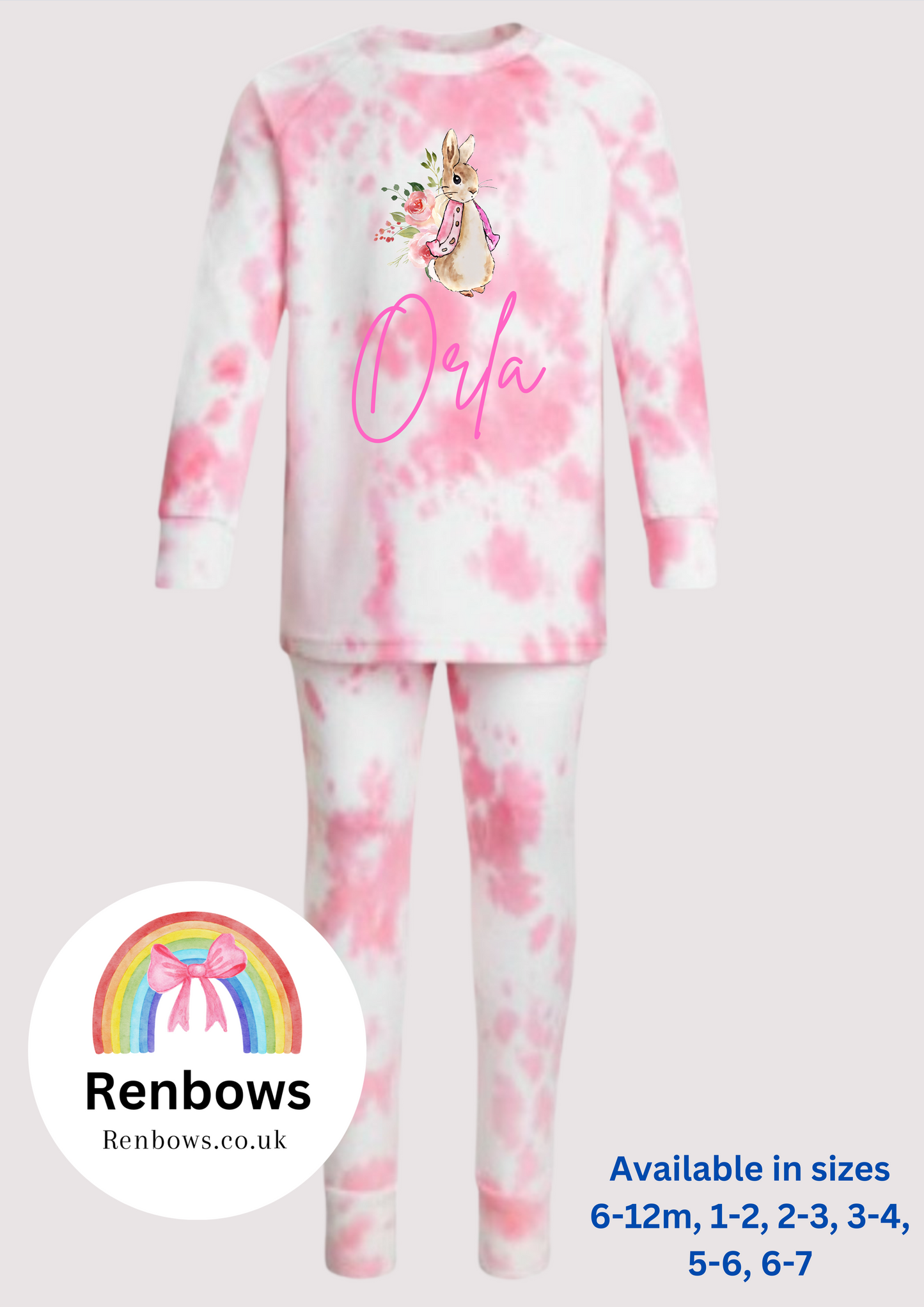 Personalised Tie-dye Loungeset