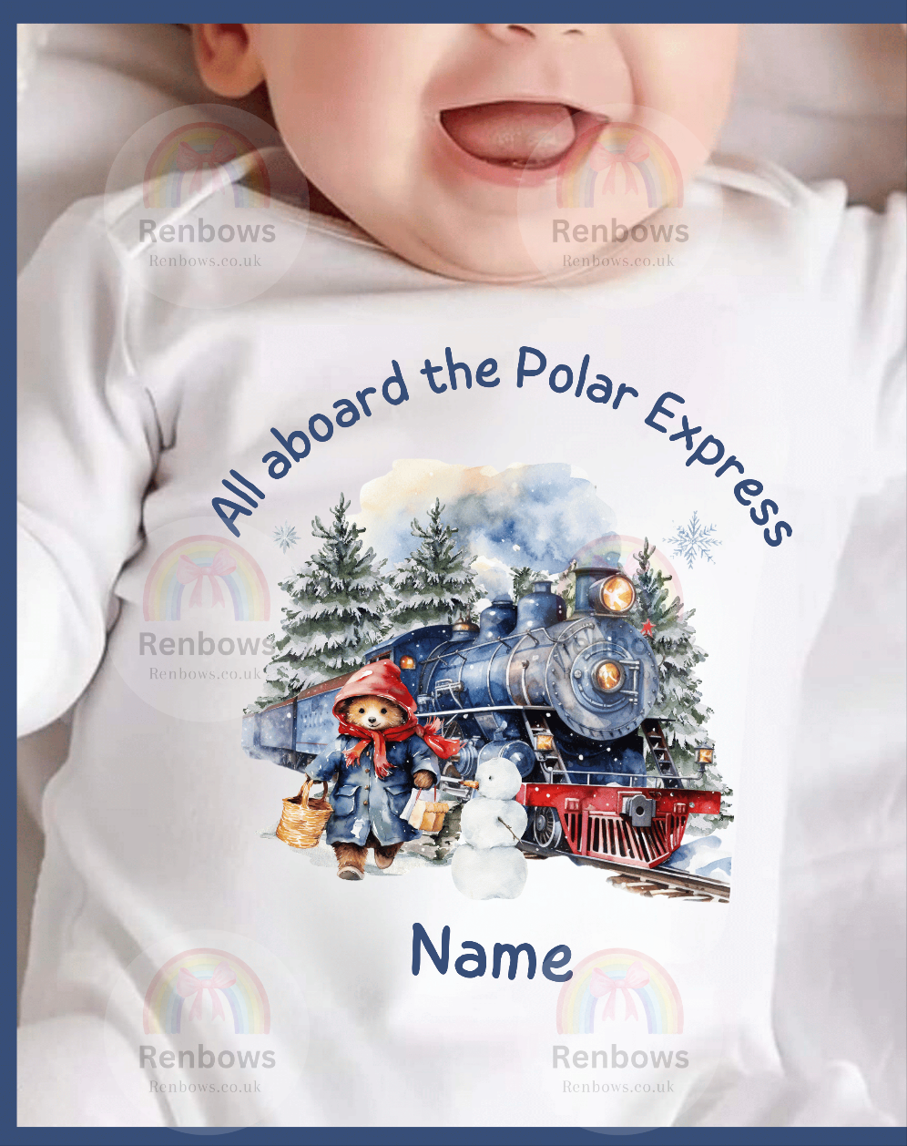 Christmas PJs. Polar Express. Personalised.