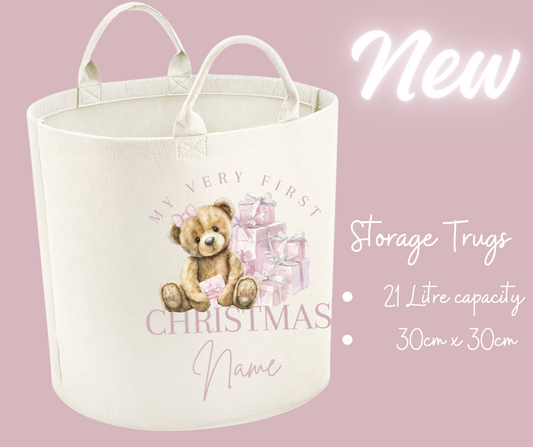 1st Christmas Storage/Toy Trug