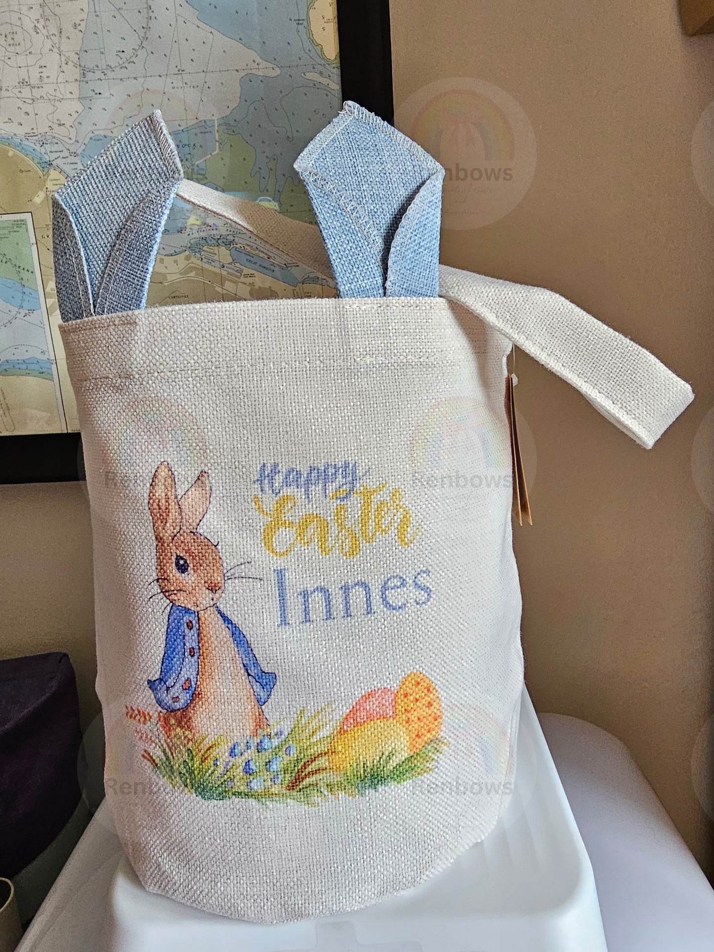 Personalised Peter Rabbit Easter Bags.