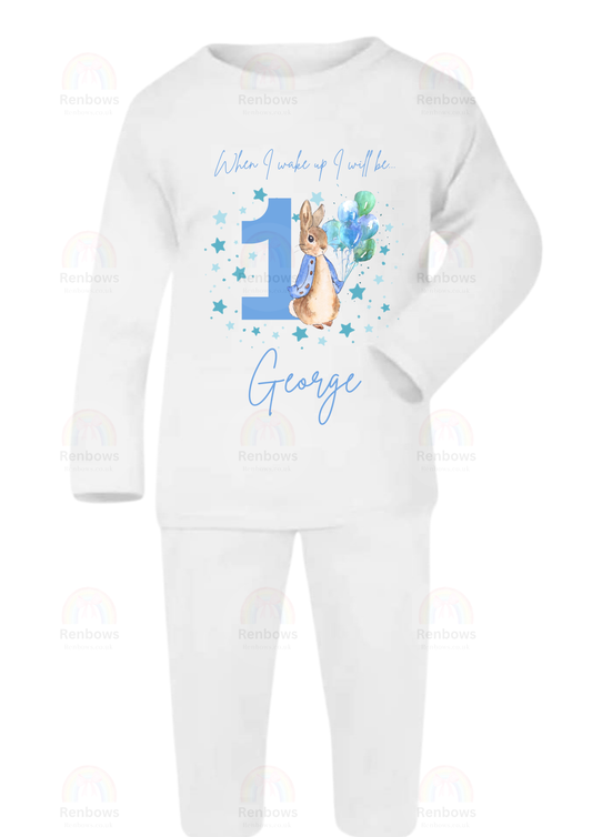 'When I wake up' Peter Rabbit theme PJs