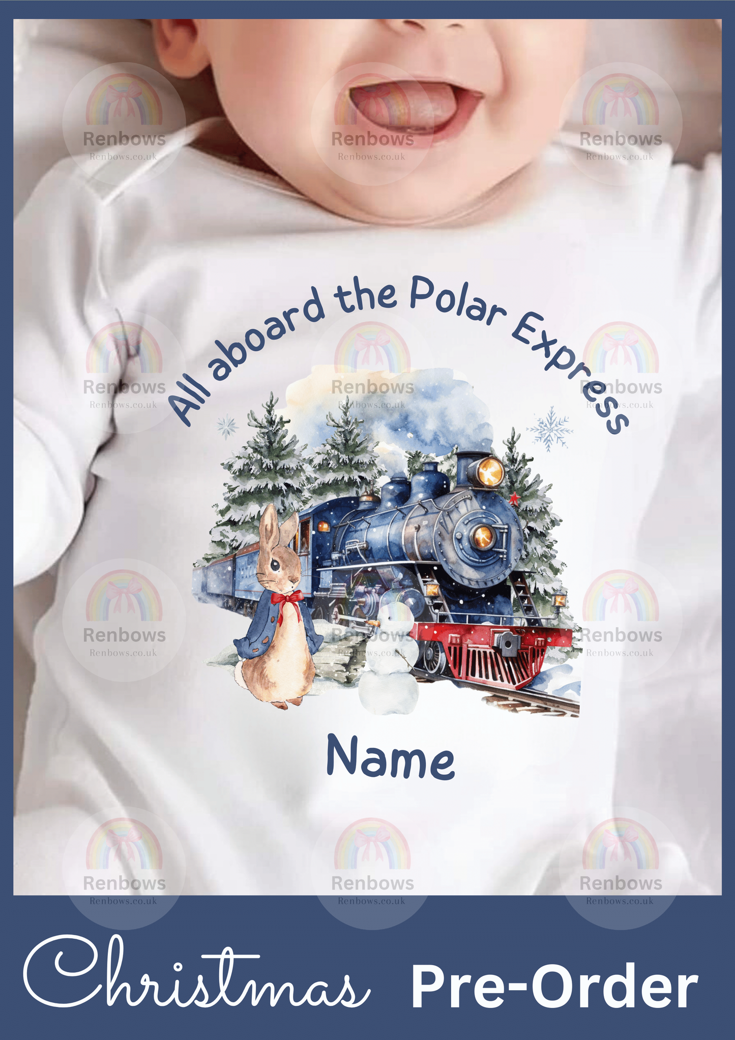 Christmas PJs. Polar Express. Personalised.