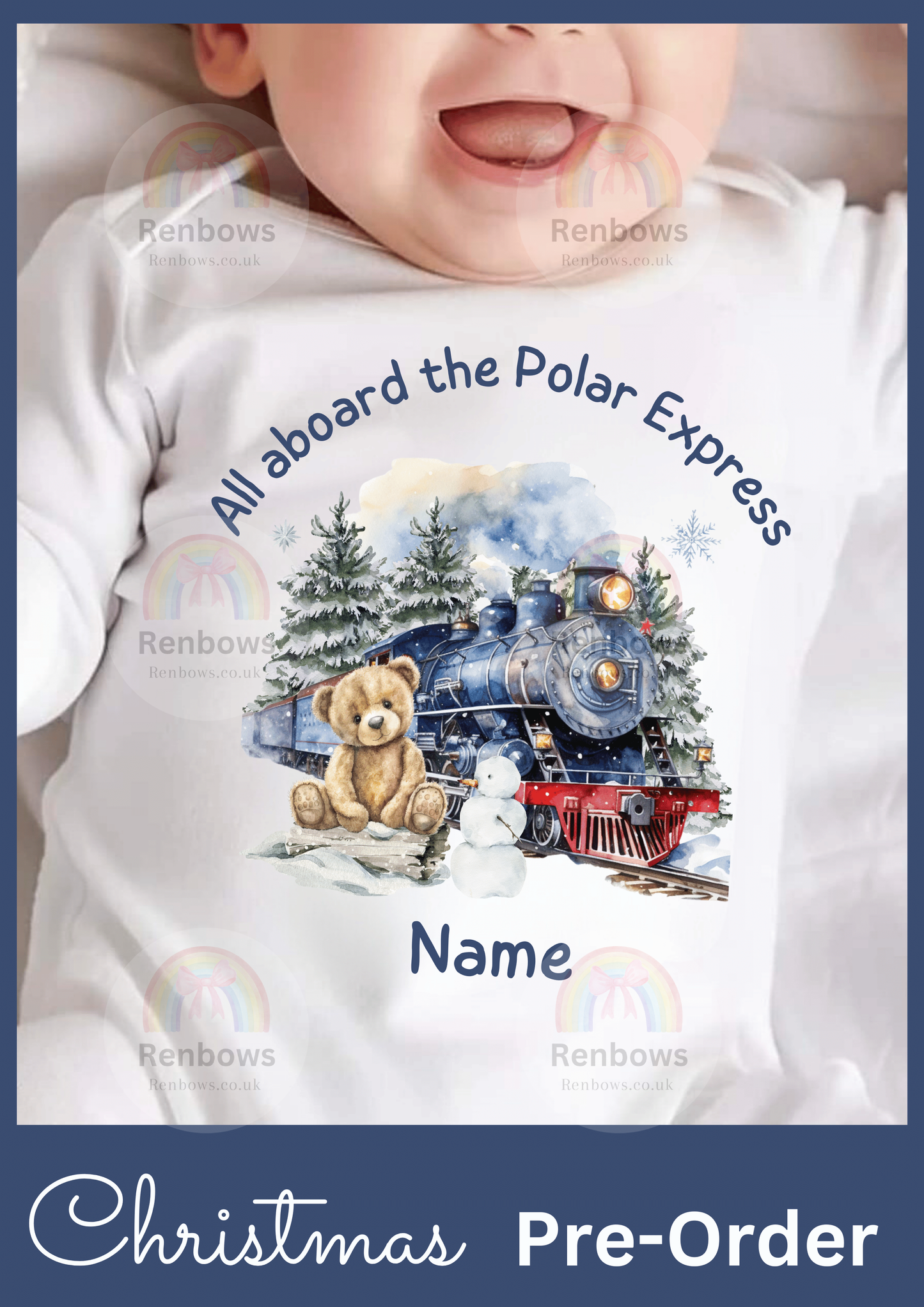 Christmas PJs. Polar Express. Personalised.