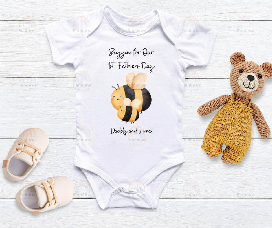 Personalised Fathers Day Bee Vest