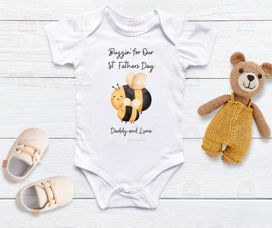 Personalised Fathers Day Bee Vest