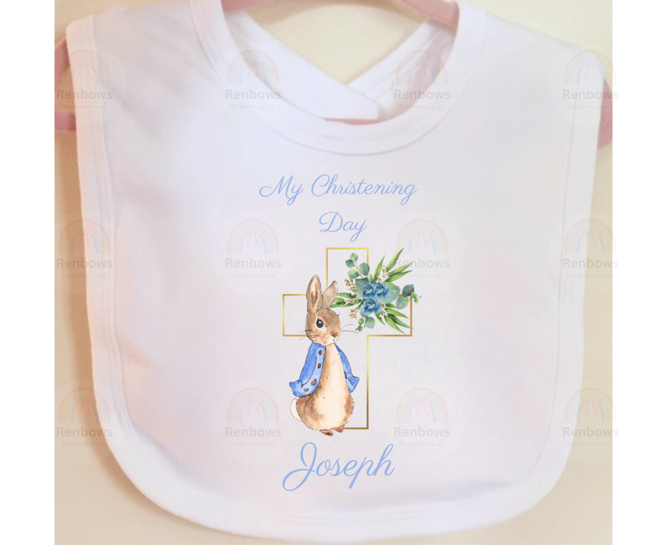 Personalised Christening Bib