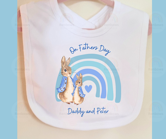 Personalised Fathers day Bib