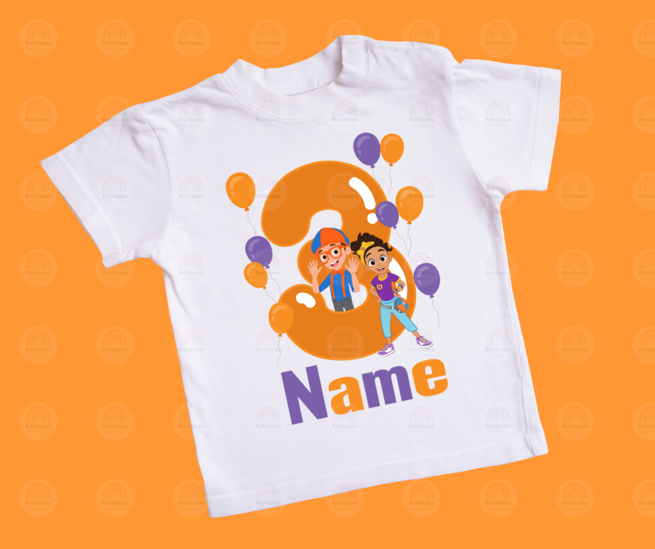 Character Birthday Tshirt