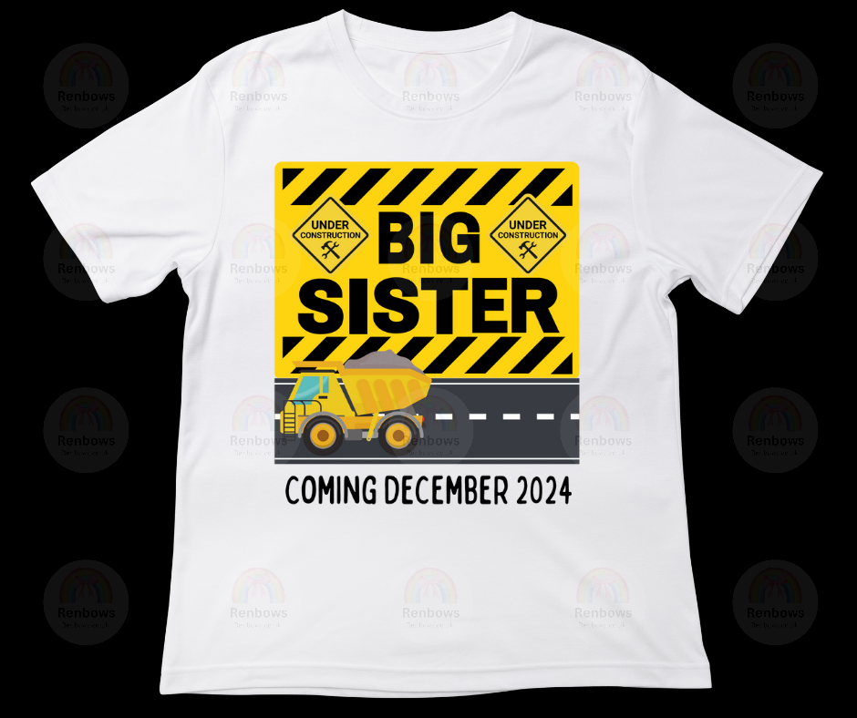 Big Sister Construction Tshirt