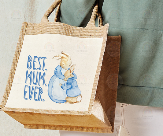 Personalised Jute Shopper Bag