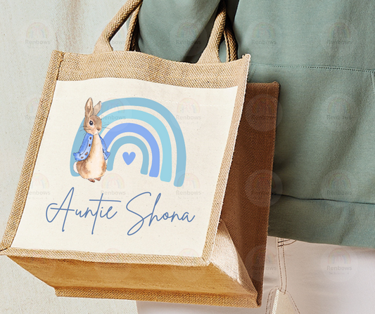 Personalised Jute Shopper Bag