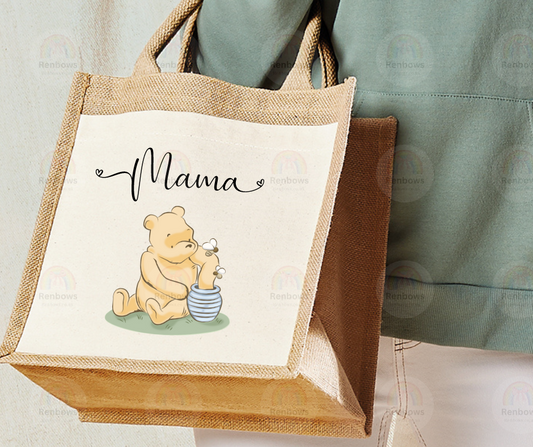 Personalised Jute Shopper Bag