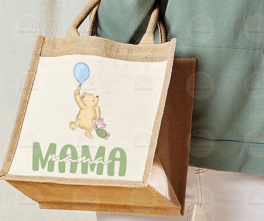 Personalised Jute Shopper Bag