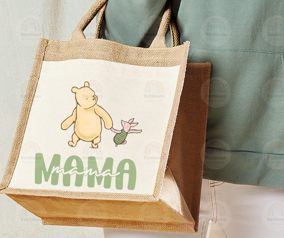 Personalised Jute Shopper Bag