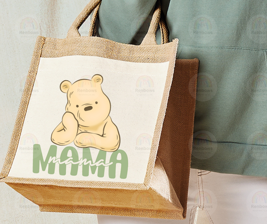 Personalised Jute Shopper Bag