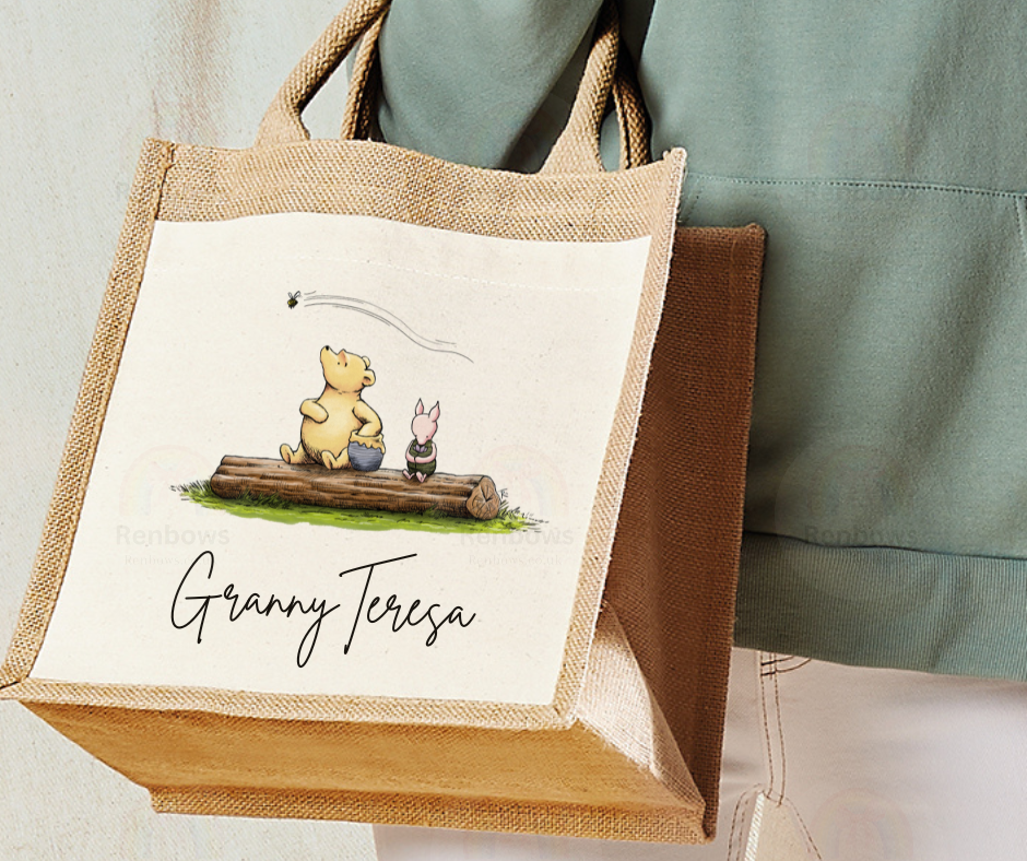 Personalised Jute Shopper Bag