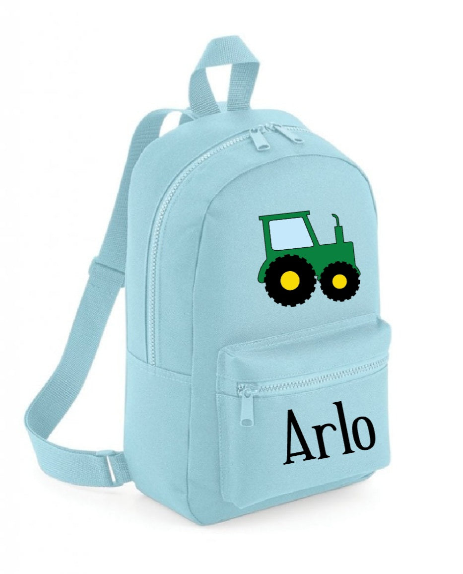 Tractor Mini Backpack in Blue