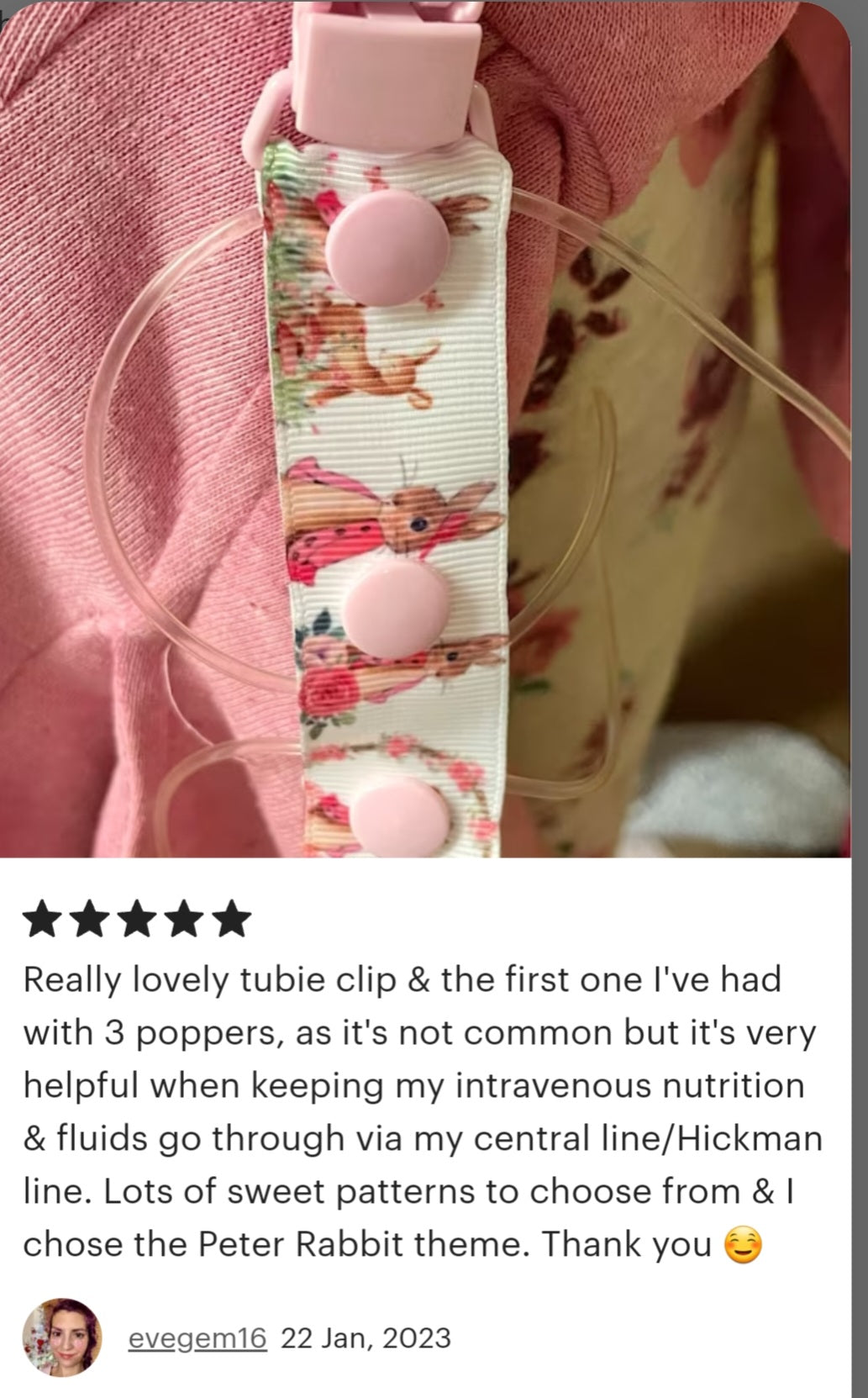 Peter Rabbit Tubie Clips