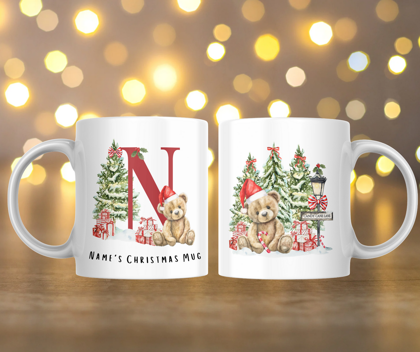 Christmas Mug. 11oz. Personalised.