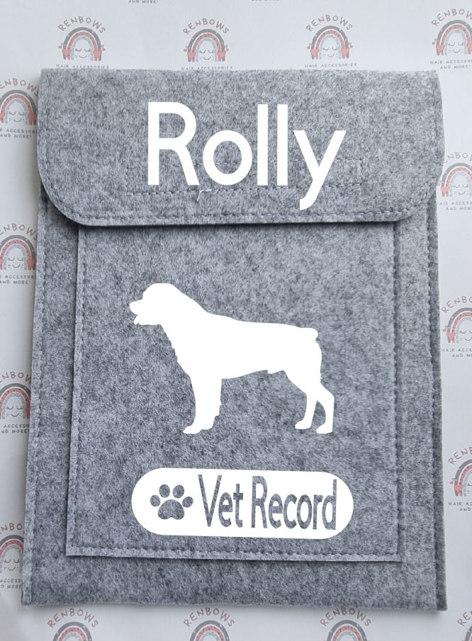 Vet Record Folder Personalised