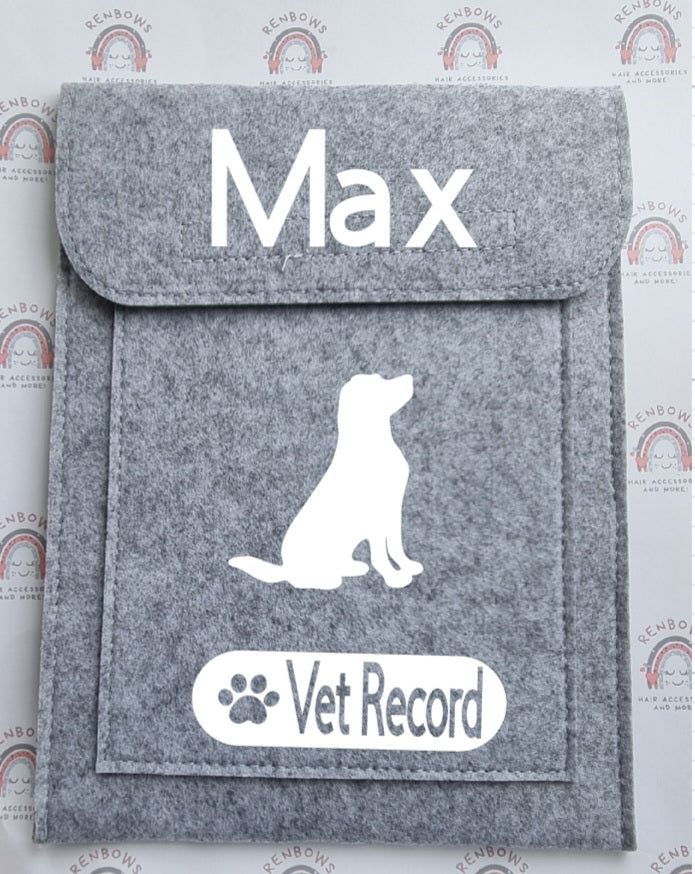 Vet Record Folder Personalised