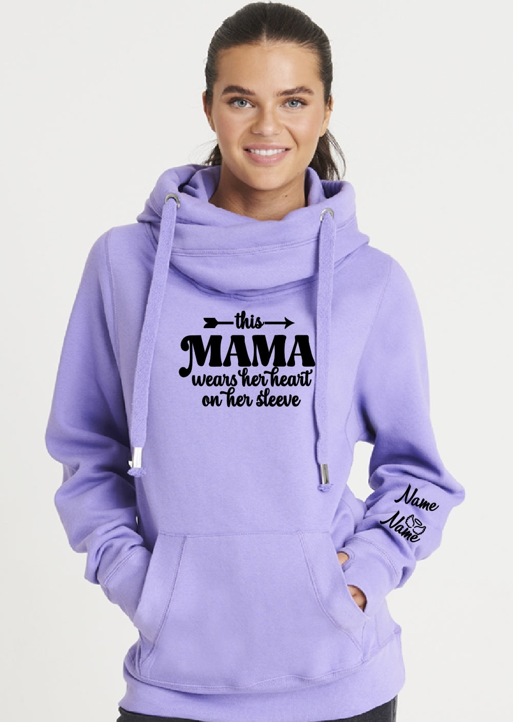 Luxurious Personalised Crossneck Hoody