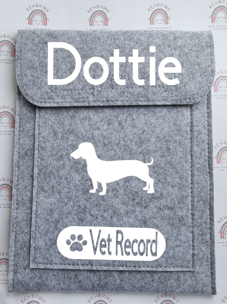 Vet Record Folder Personalised