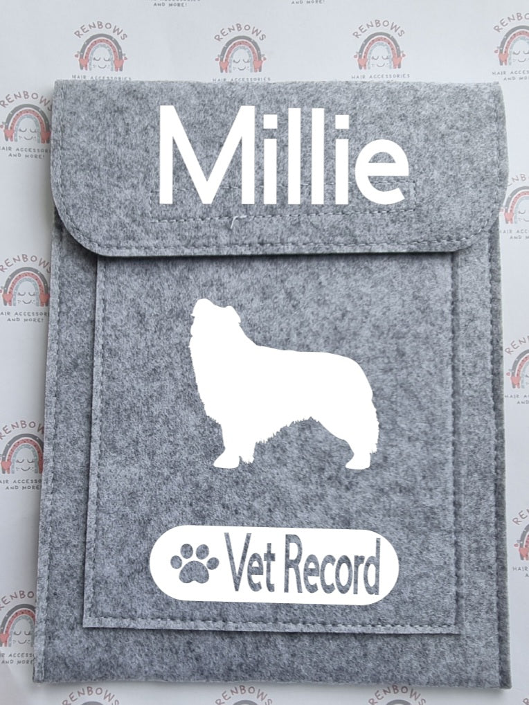 Vet Record Folder Personalised