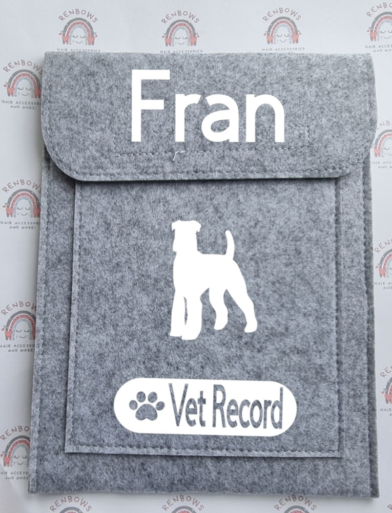 Vet Record Folder Personalised